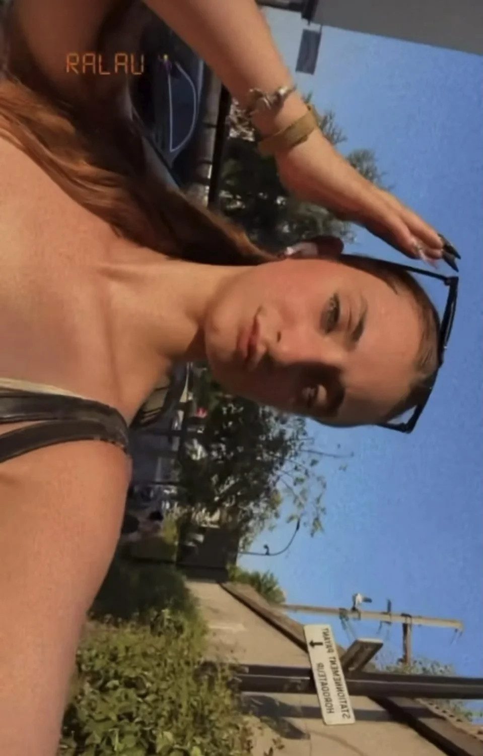 French sexy tiktok slut big ass nude boobs spy leak petite bikini image 18