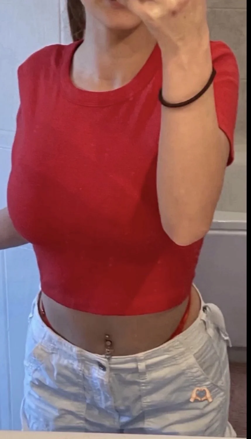 French sexy tiktok slut big ass nude boobs spy leak petite bikini image 8