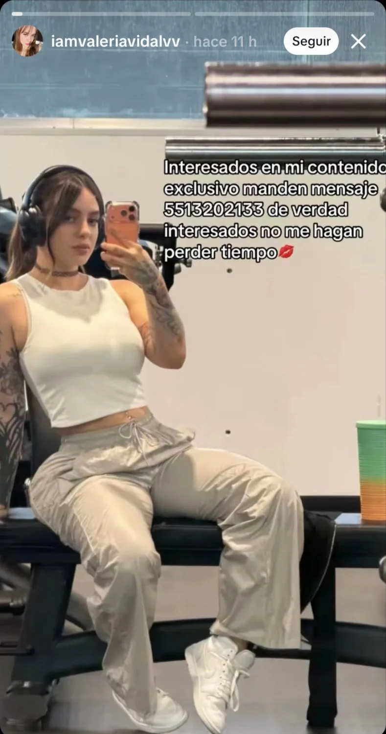iamvaleriavidalv buenísima tik toker fitness mexicana masturbándose image 1