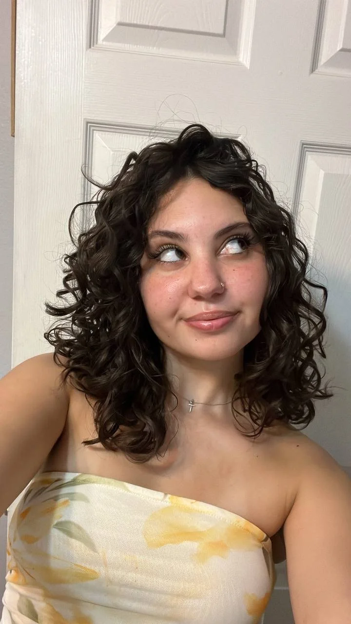 Curly head cutie with a perfect ass image 8