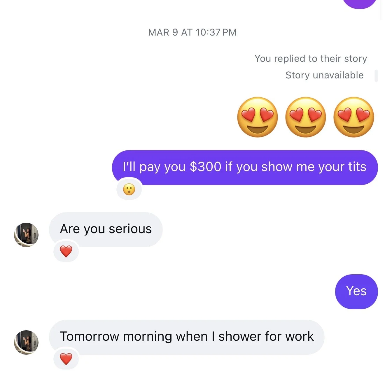 Scammed this slut Latina for a titties pics image 2