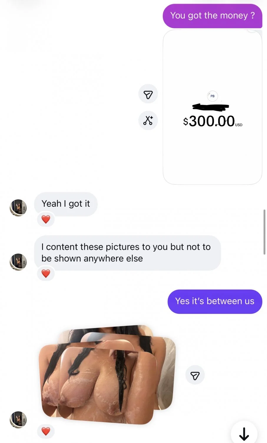 Scammed this slut Latina for a titties pics image 3