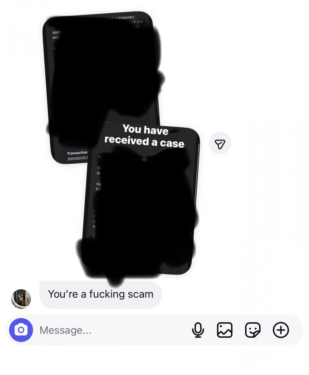 Scammed this slut Latina for a titties pics image 4