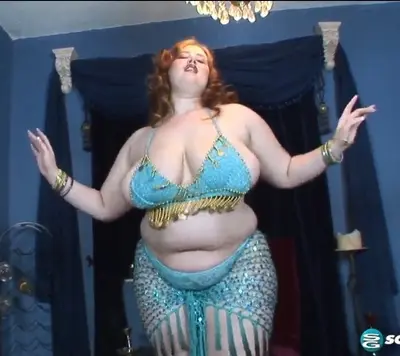 Deep-Cleavaged BBW Belly Dancer cover image