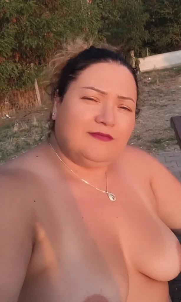 Friends big tit sister in law shows them off in public main image