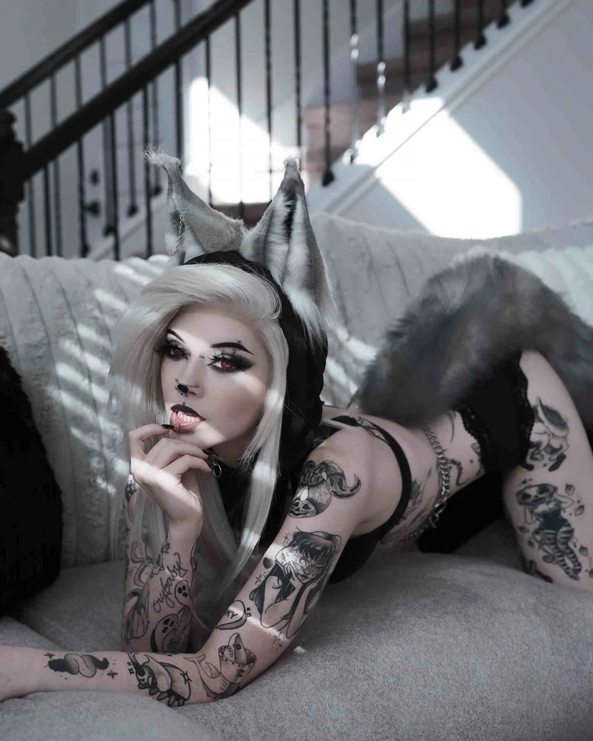 Sexy Odd Goth Girl Many Outfits! 😇🙏 image 3