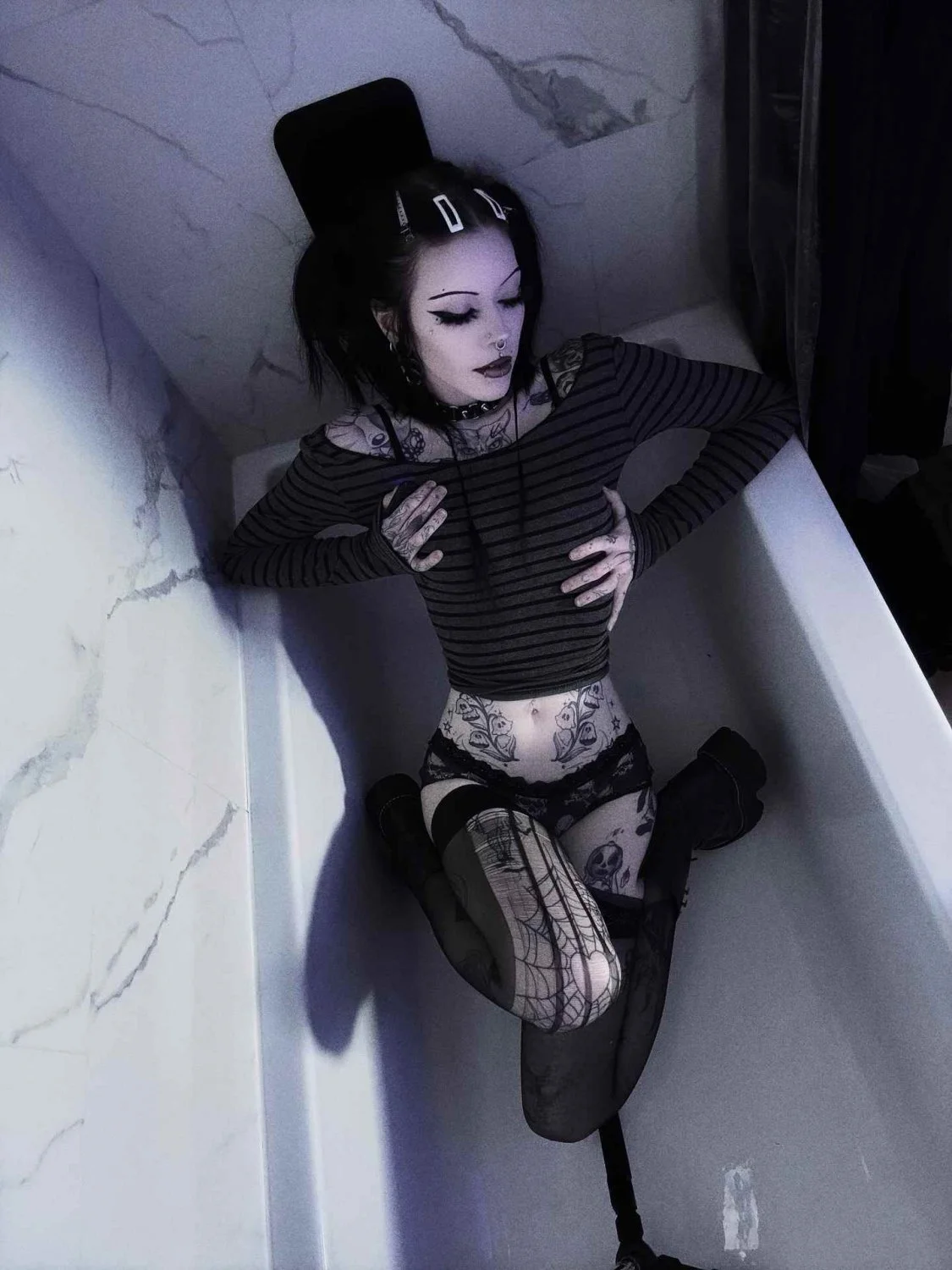 Sexy Odd Goth Girl Many Outfits! 😇🙏 image 33