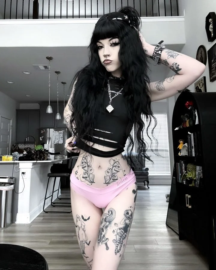 Sexy Odd Goth Girl Many Outfits! 😇🙏 image 38