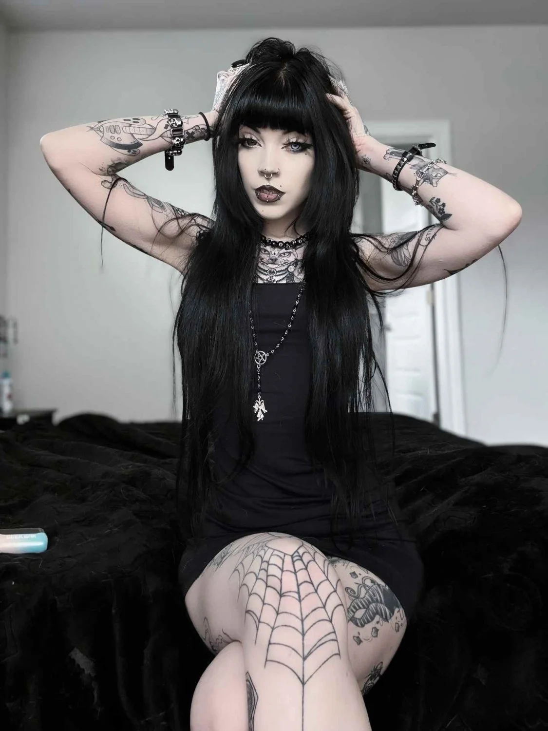 Sexy Odd Goth Girl Many Outfits! 😇🙏 image 42