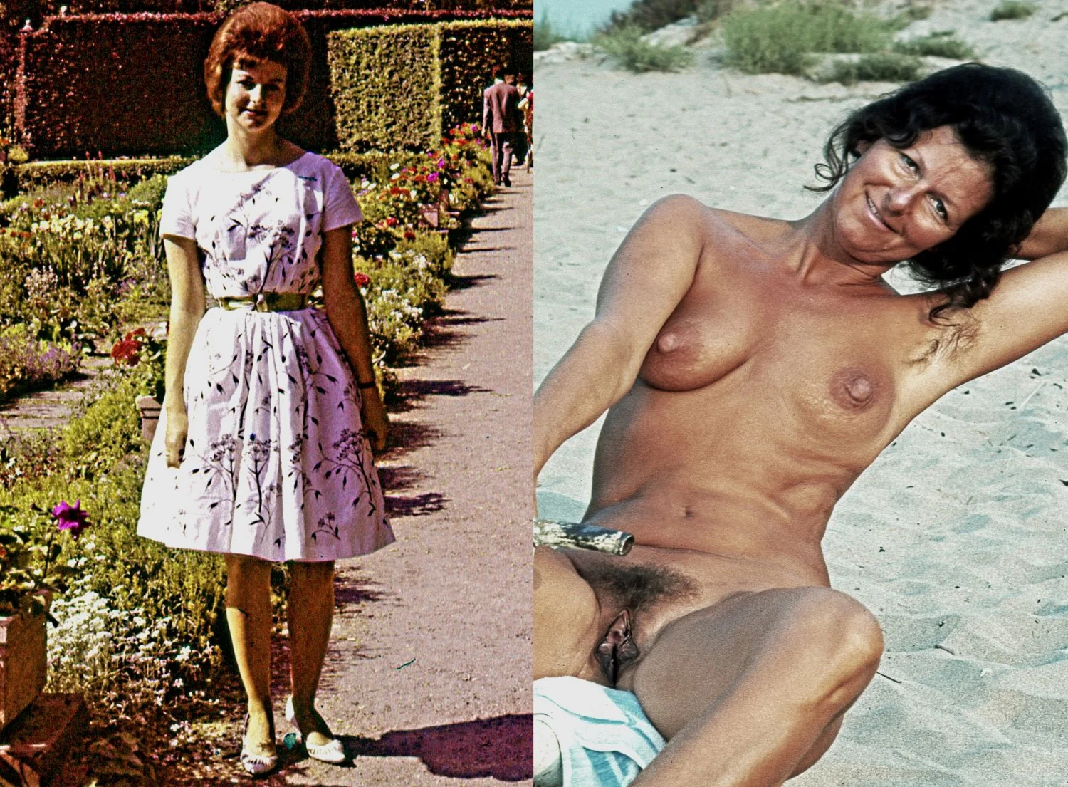 SELINA - dressed-undressed image 41