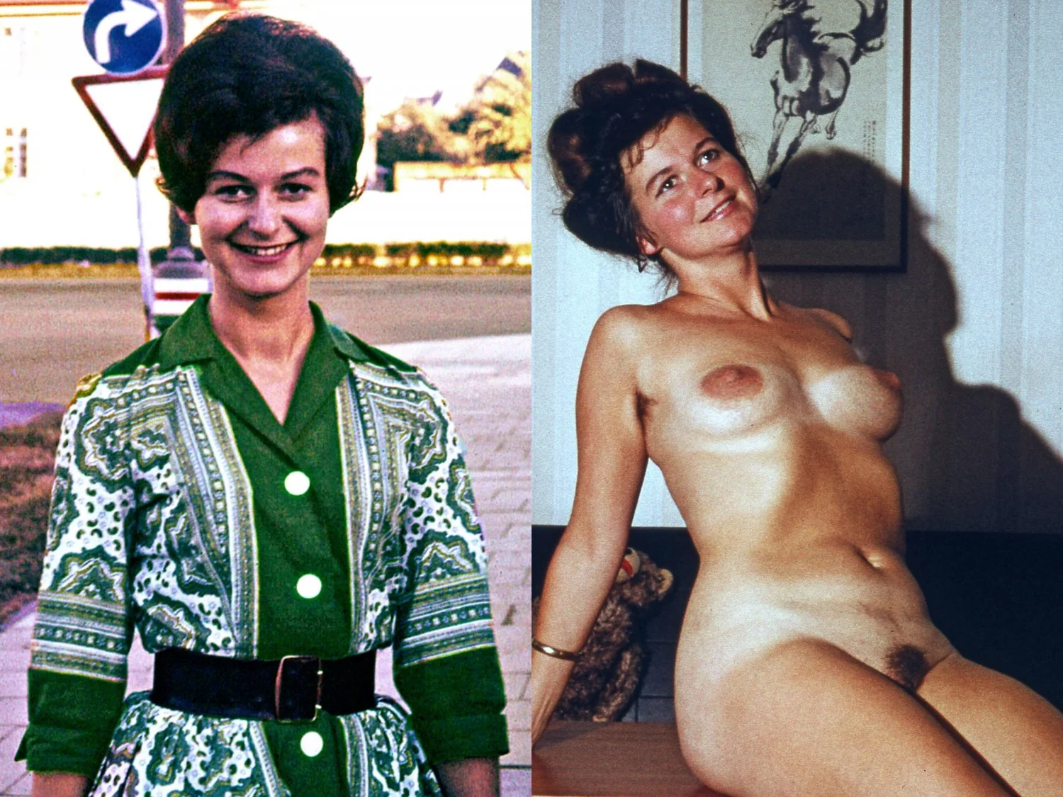 SELINA - dressed-undressed image 5
