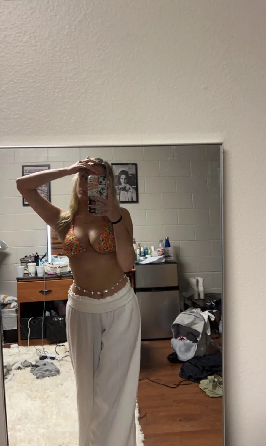 Blonde selfies image 31