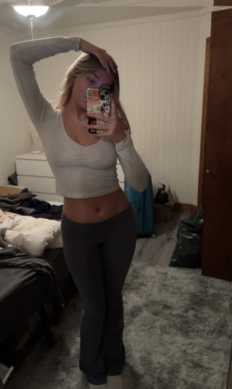 Blonde selfies image 49