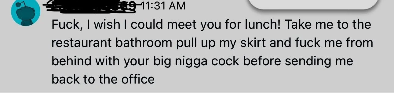 Racist huge titty white bitch I met on Reddit who wanted my nigga dick 😈 image 12