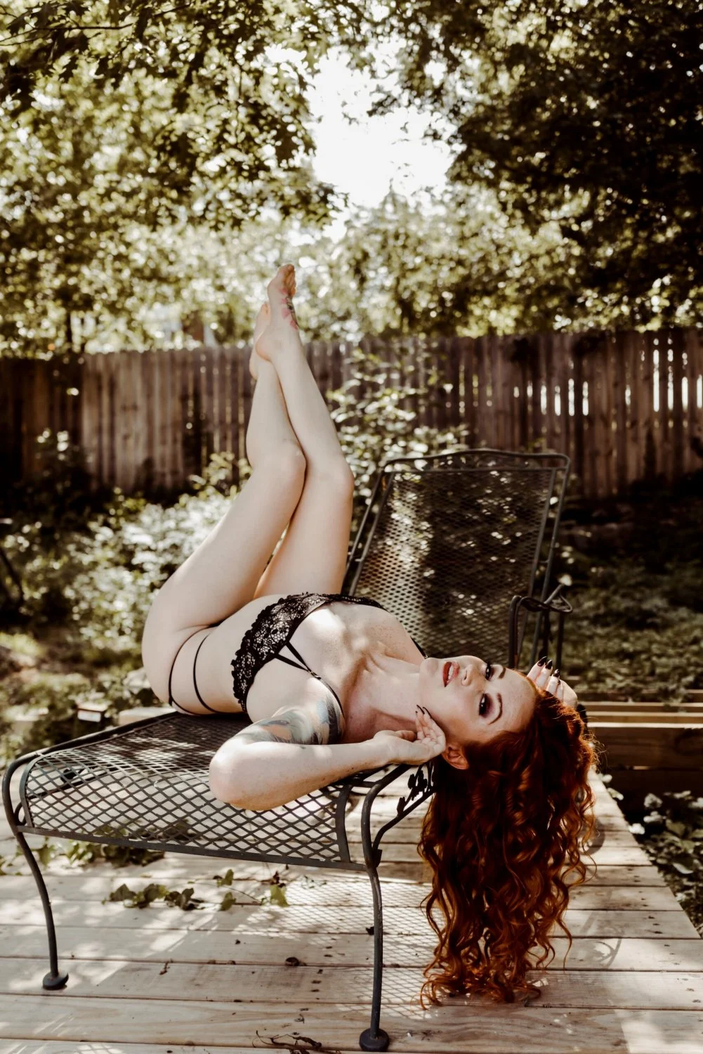 I love redheads boudoir main image