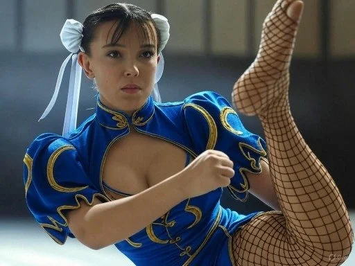 Celebrity Millie as Chun Li ai fakes image 44