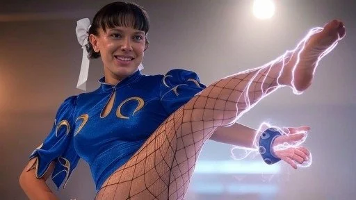 Celebrity Millie as Chun Li ai fakes image 47