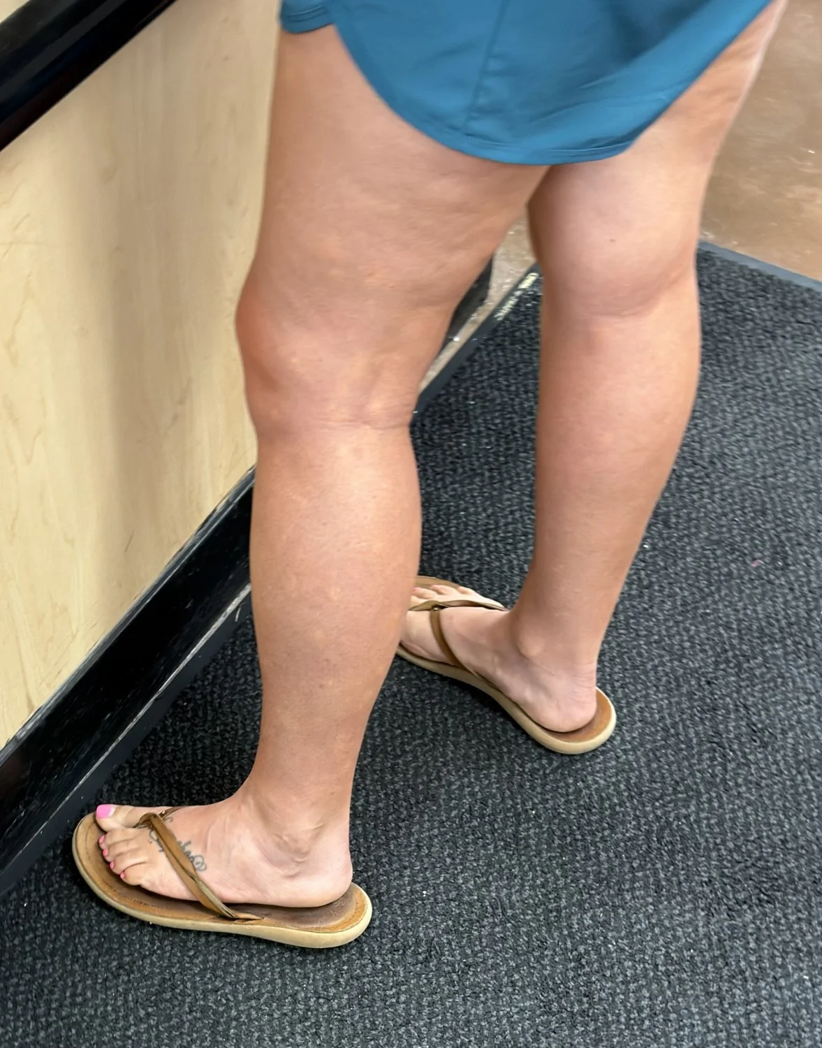 Woman’s feet in sandals image 2