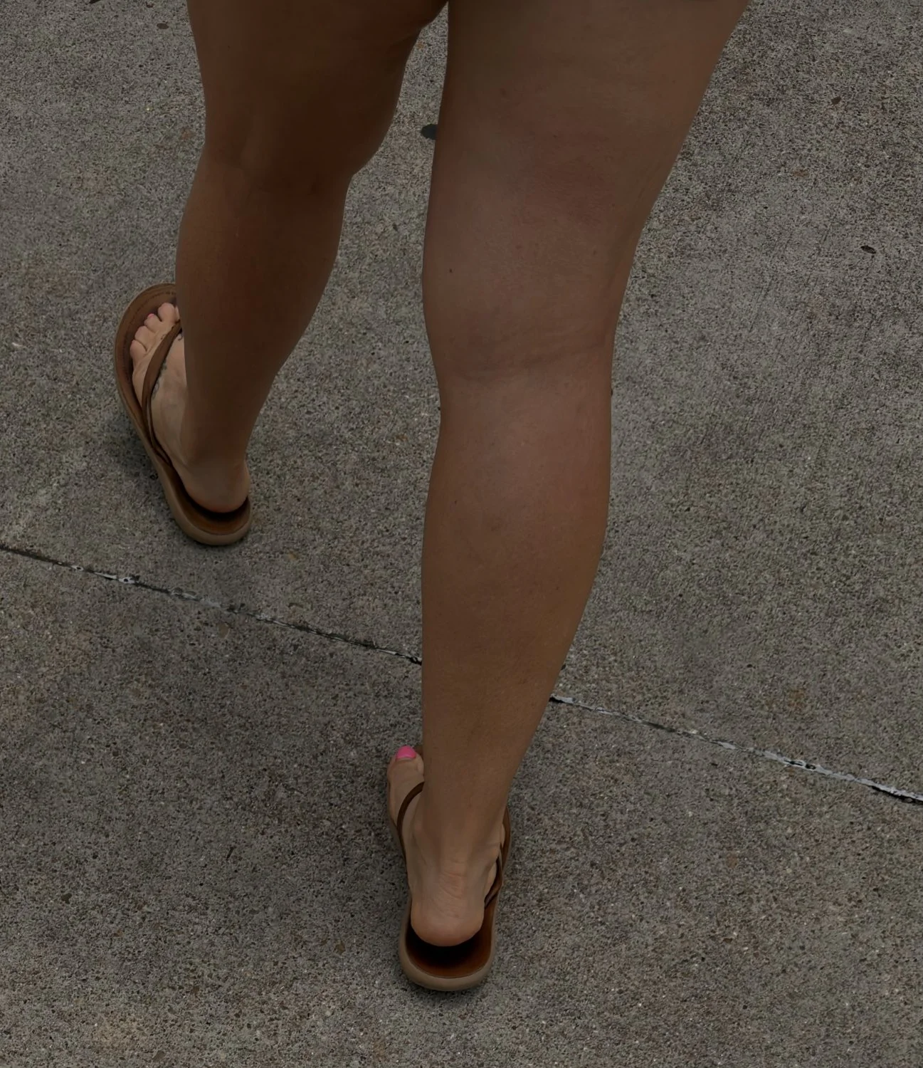 Woman’s feet in sandals image 3