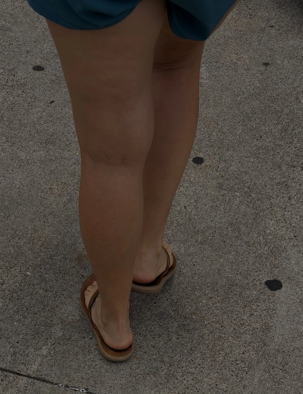 Woman’s feet in sandals image 6