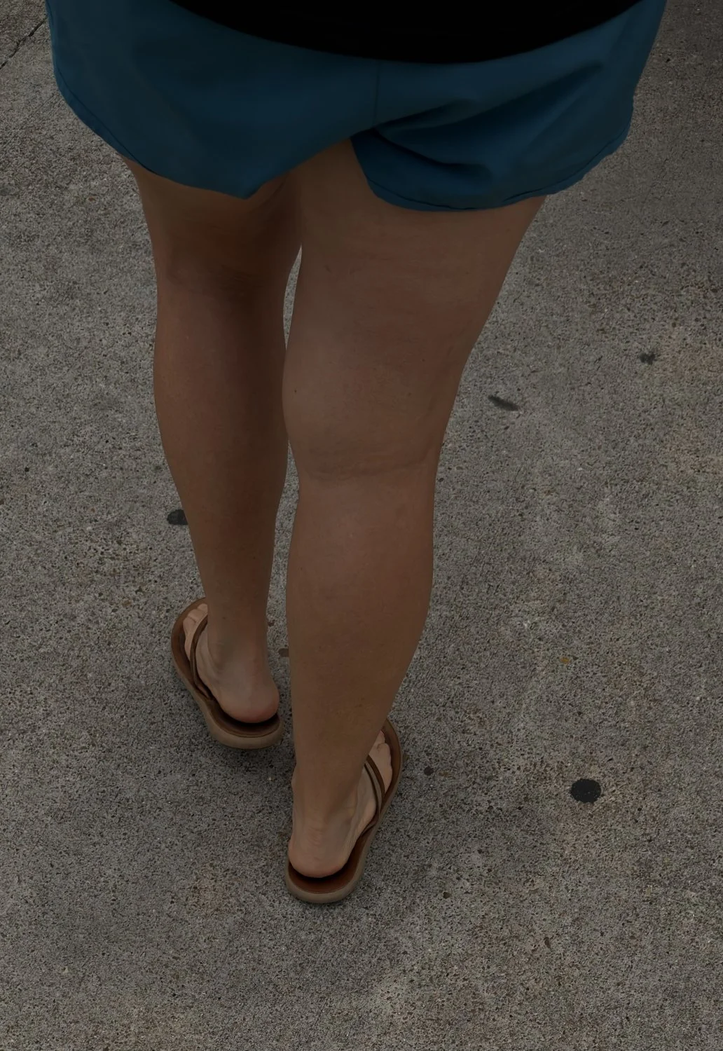 Woman’s feet in sandals image 8