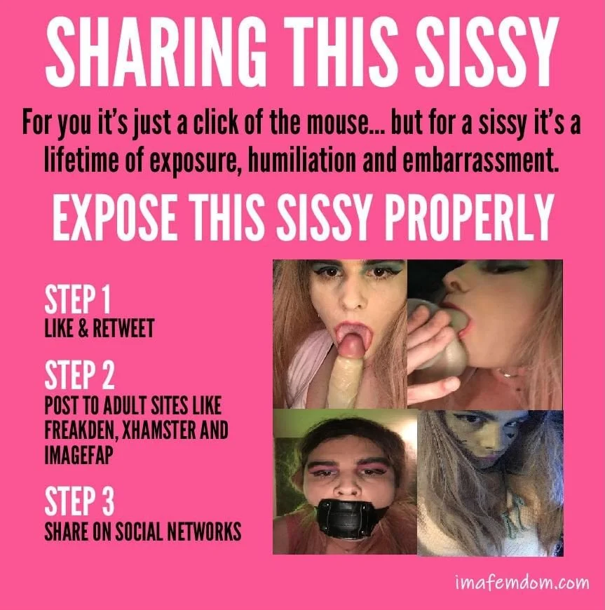 Exposed Sissy Slut main image