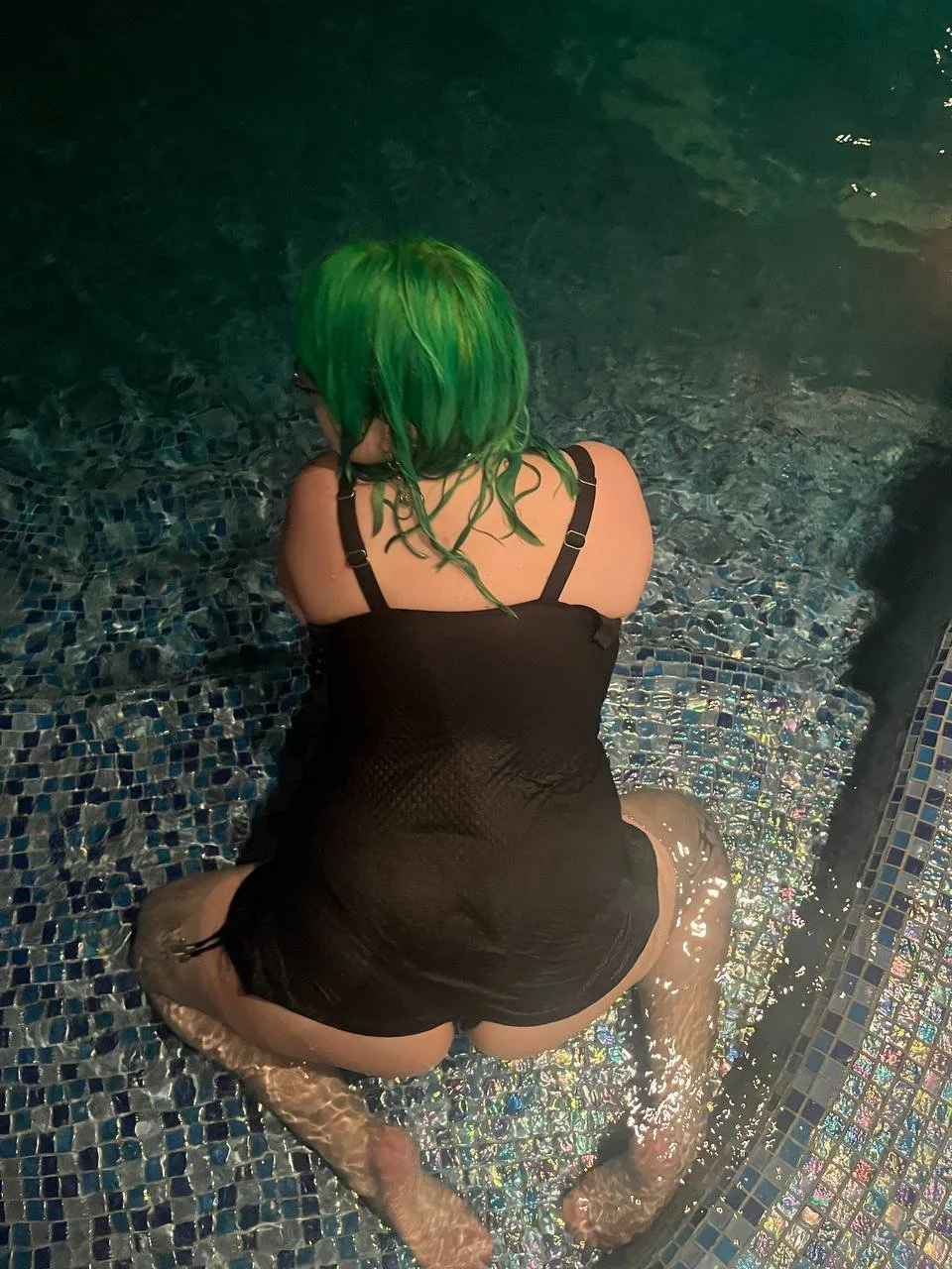 Chubby goth with sexy soles image 2