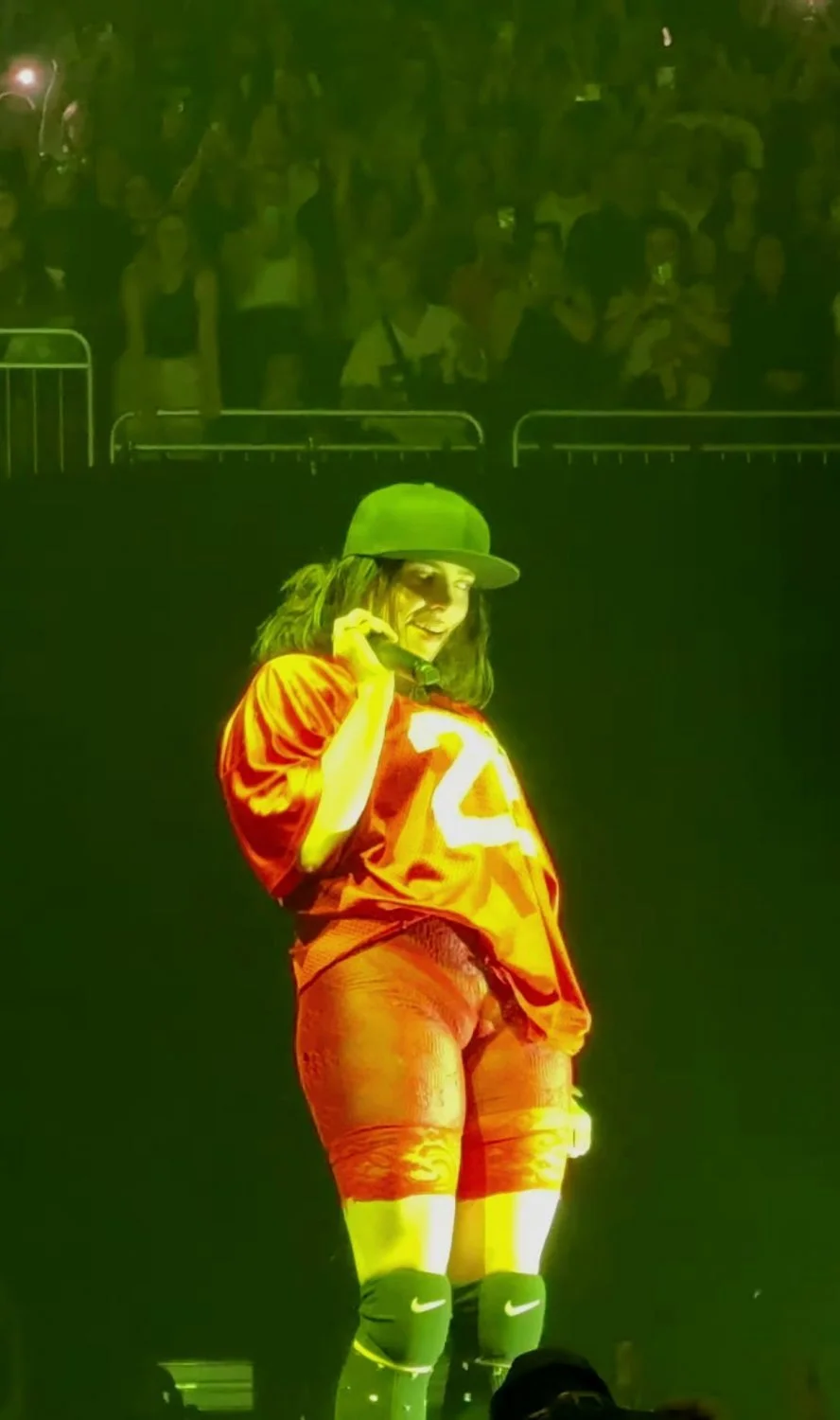 Billie Eillish faz show marcando a bucetinha gostosa image 12