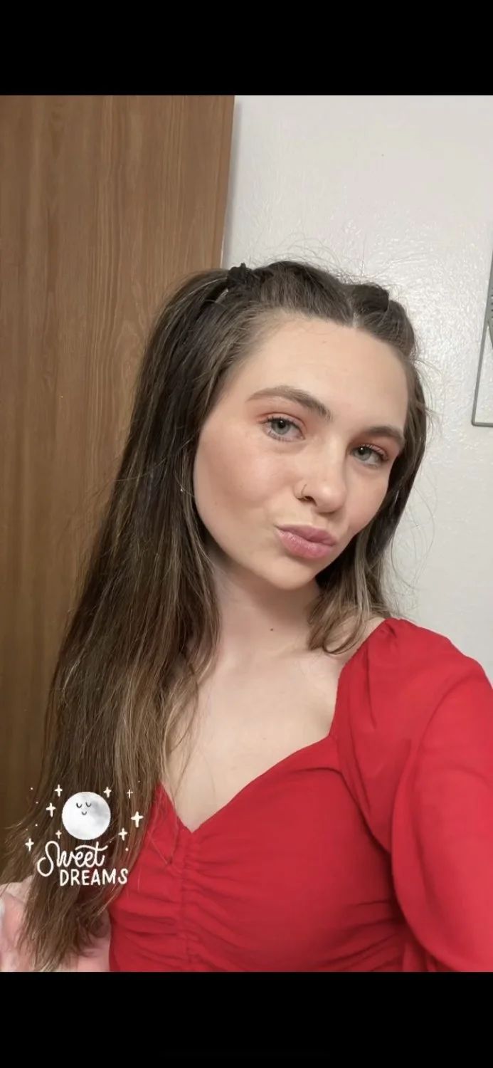 Hometown crush looks so good sucking this lucky guys cock in her room image 3