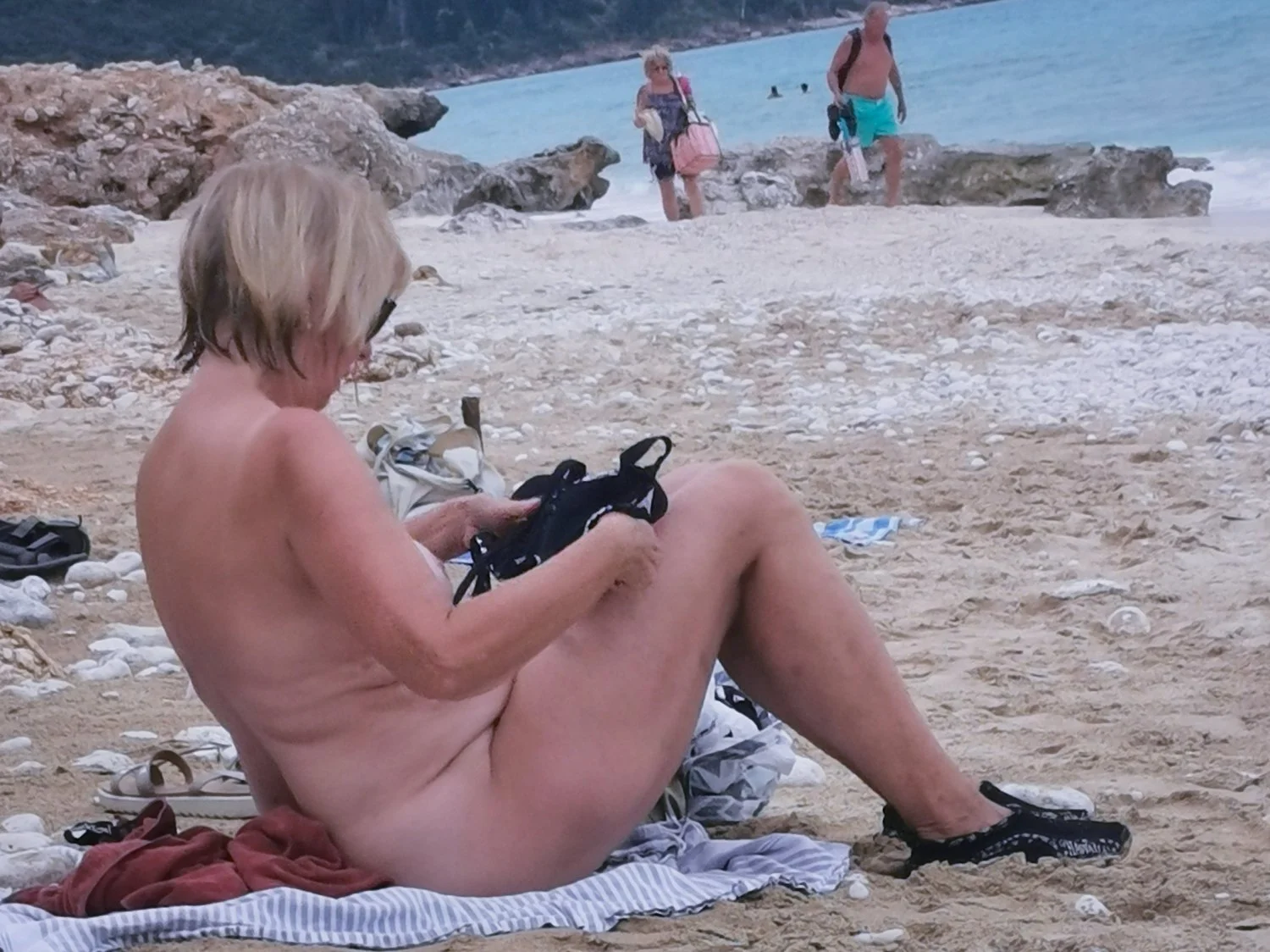 granny on the beach... image 18