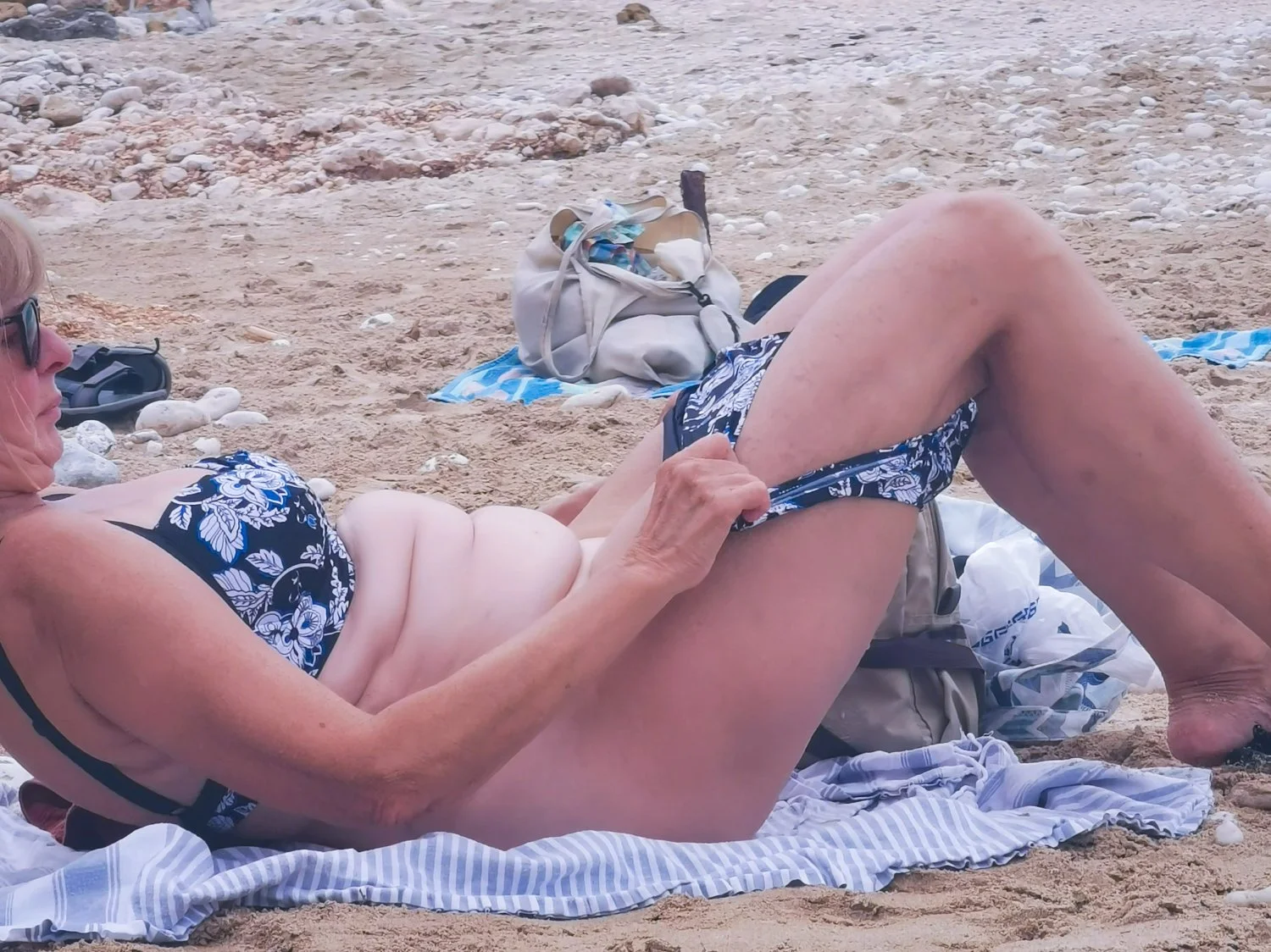 granny on the beach... image 21