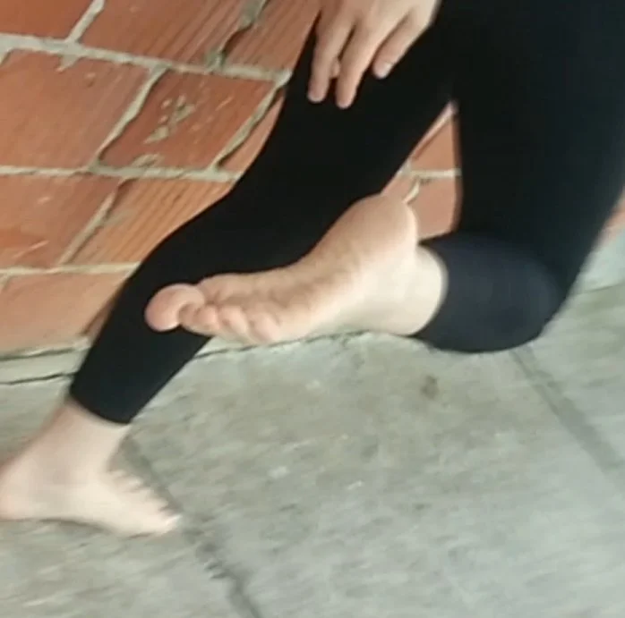 Caught sisters see through sexy ass, cameltoe and feet voyeur vpl image 2