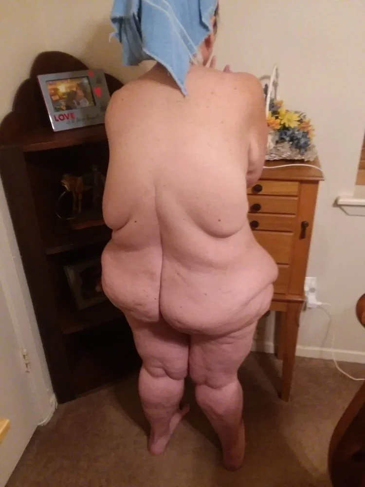 Bbw chubby saggy tits big belly Cellulite legs image 20