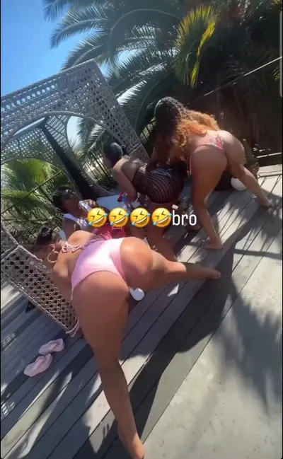L.A. thots pool party shakin ASS cover image