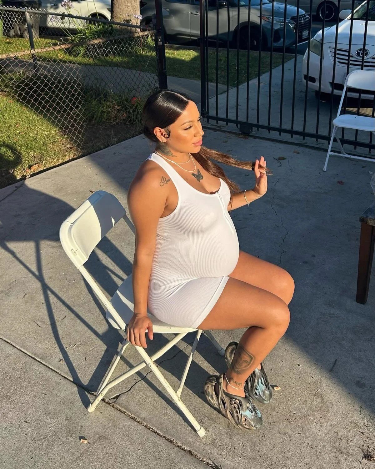 Pregnant Mexican Thot image 2