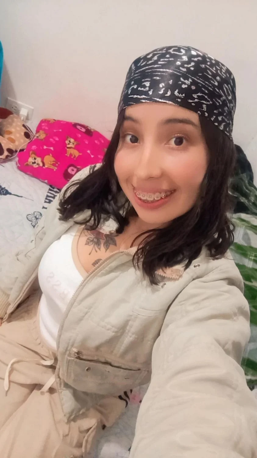 Latina Whore in Braces Showing Off image 16