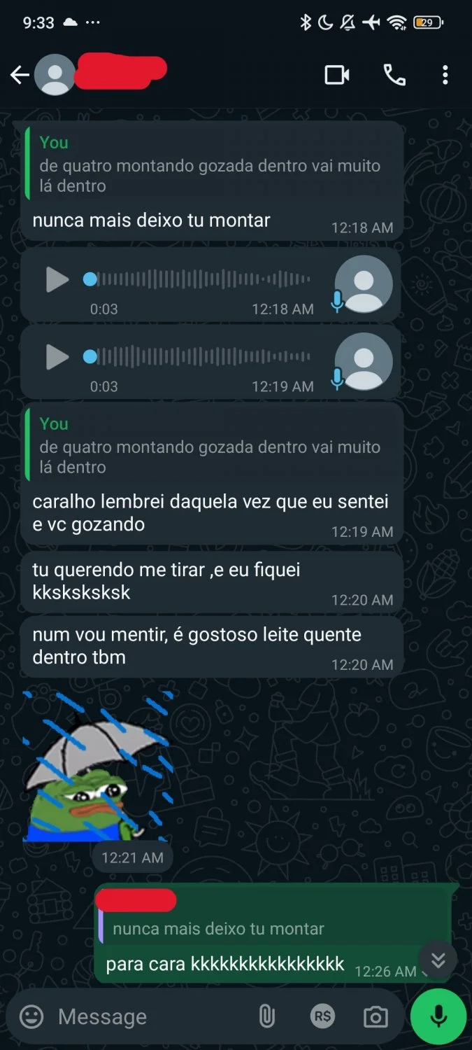 quando eu num quero tocar uma chamo logo minha gordinha de estimação kkk image 2