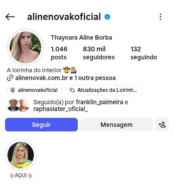 Aline loira influencer e puta image 8