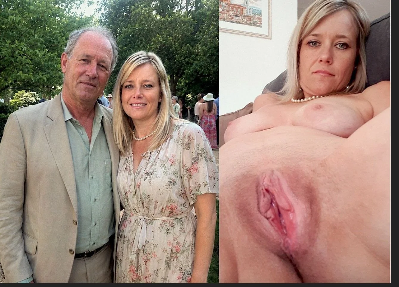 Hot French blonde MILF Elisabeth image 42