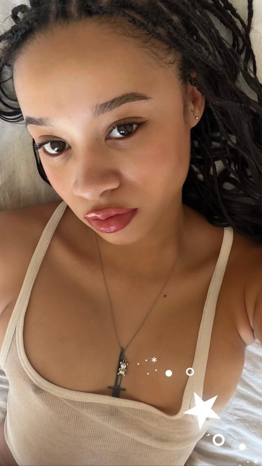 Beautiful ebony light skinned 18yo petite girl with juicy ass and tits👄🍑💦 image 29