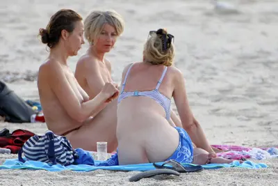 on the beach... cover image