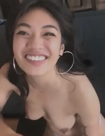 Beautiful asian teen who loves big white cocks cover image