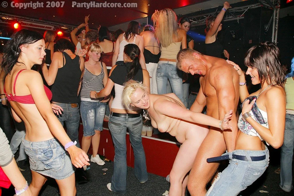 Slut Fucked at Male Strip Club image 29