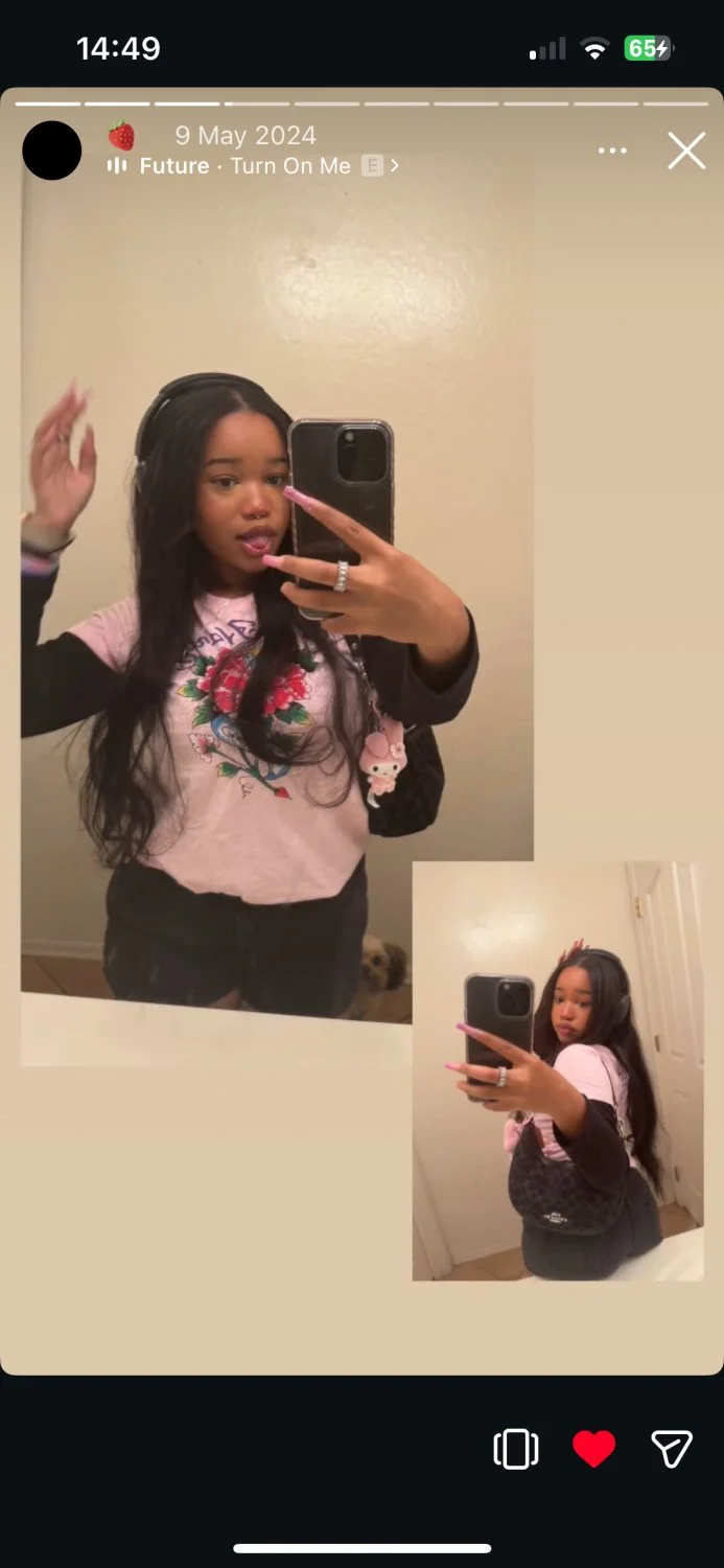 (dms) black teen cheats on her bf, begging for my thick bwc image 9