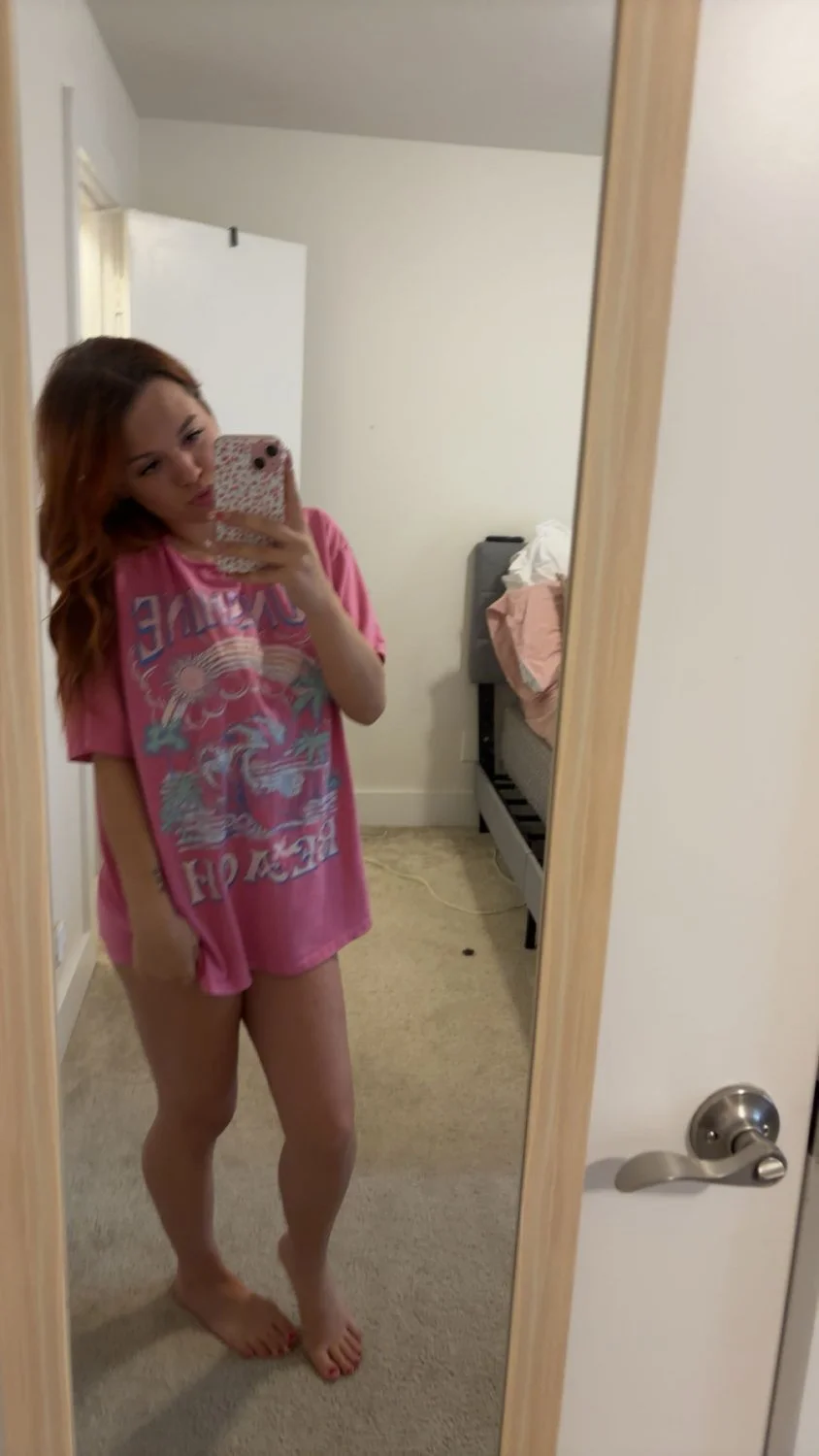 Barely legal redhead teen with a fat ass main image