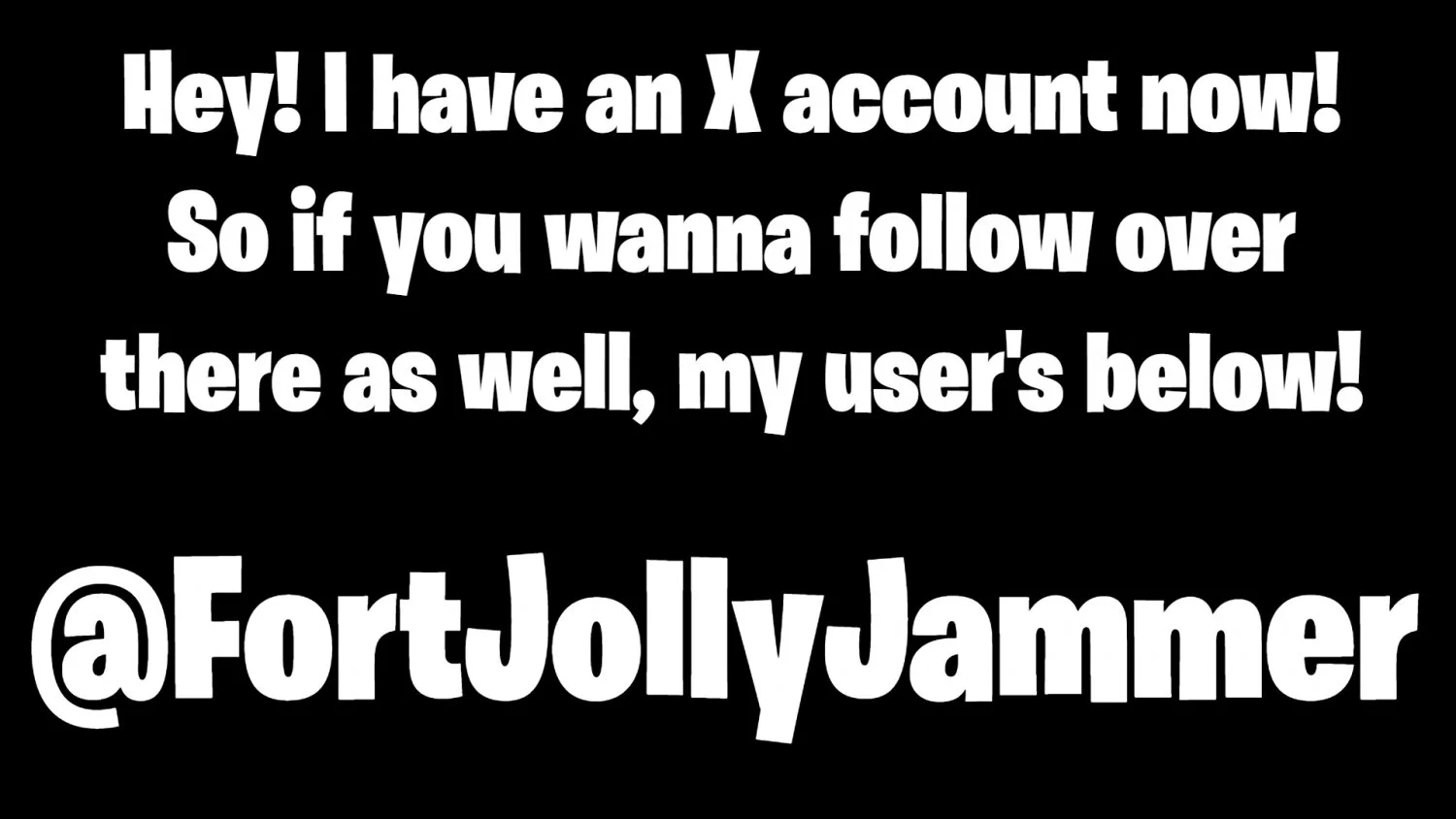 Made an X account! main image