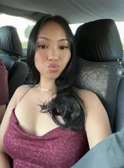 Hot asian girlfriend giving sloppy blowjob cover image