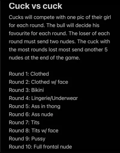 kik bobjones2389 Who wants to play the cuck game cover image