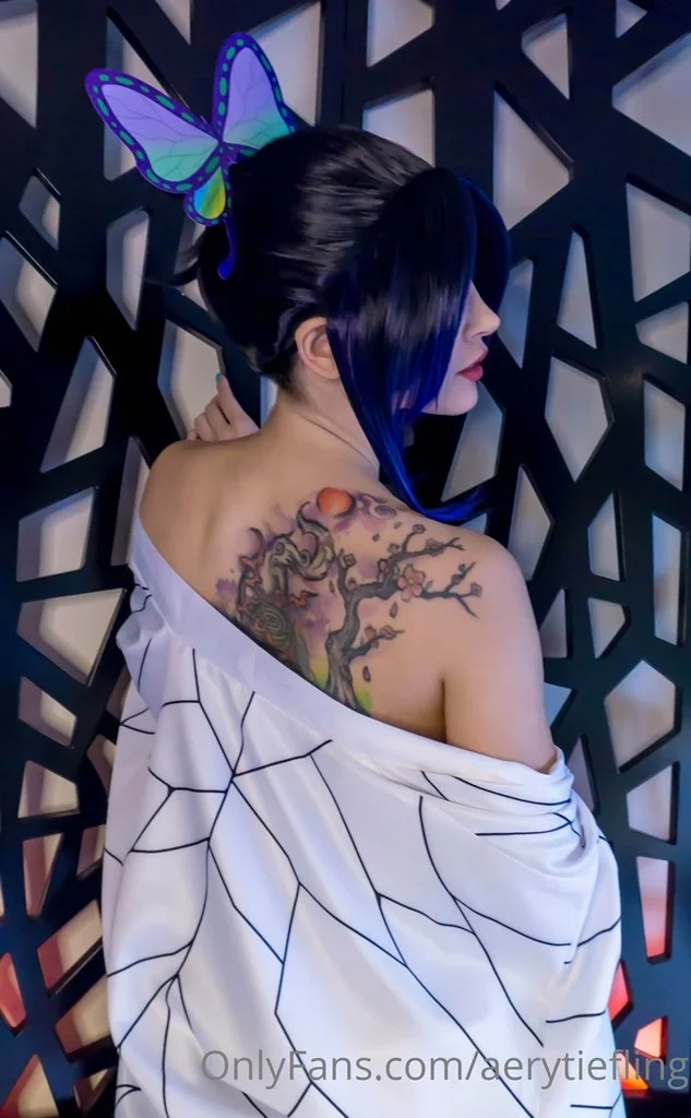 Back When She Was Happy And Horny | Shinobu Kocho From DKNY "Demon Slayer Kimetsu no Yaiba" Cosplay image 8