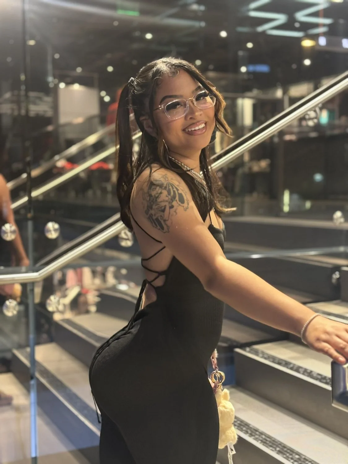 Asian Baddie sucking and throwing it back on Mexican dick image 12